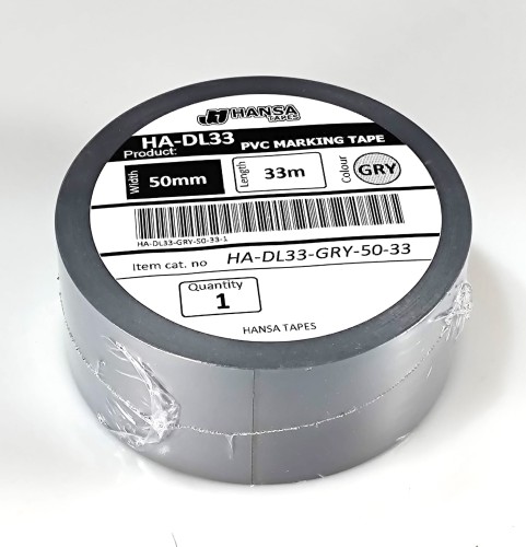 Taśma oznaczeniowa do wyznacznia linii HANSA TAPES DL33 szara 50mm.jpg