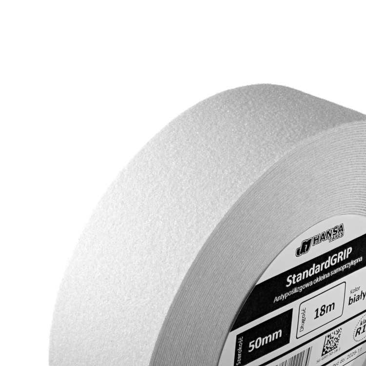 taśma samoprzylepna na chody, naklejka przeciwpoślizgowa jaskrawo żólta Hansa tapes 50mm. StandardGRIP 3.jpg