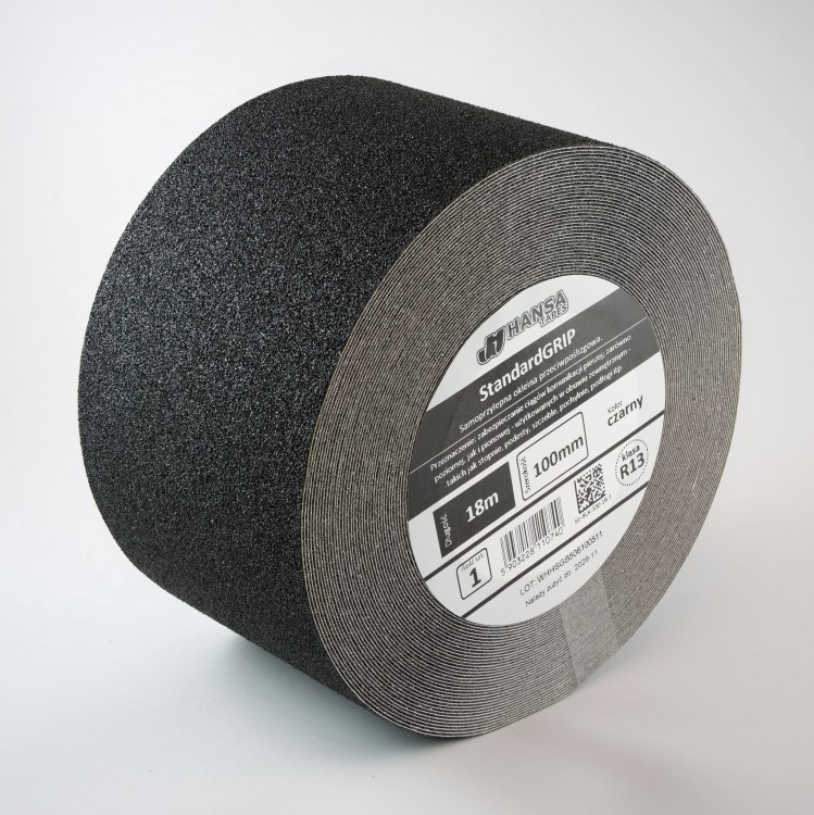 okleina przeciwpoślizgowa na shody, czarna 10mm szerokość, rolka , samoprzylepna StandardGRIP, rolka.jpg