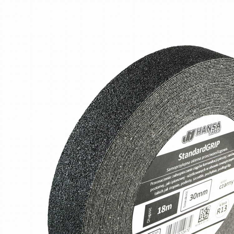 Taśma antyposlizgowa czarna 30mm, na schody, naklejka StandardGRIP główna.JPG